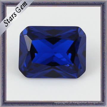 Preço de Fábrica de Retângulo Corte Blue Sapphire Stone